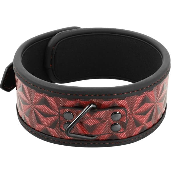 BEGME - RED EDITION PREMIUM VEGAN LEATHER COLLAR WITH NEOPRENE LINING 3